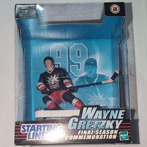 Wayne Gretzky NHL Hockey Action Figure In New York Rangers Uniform.